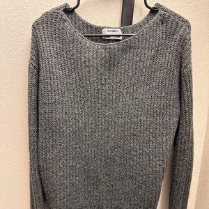 Old Navy Grey Boat Neck Sweater
